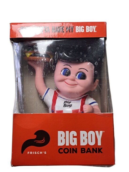 Frisch's Other - Frischs Big Boy Coin Bank In Original Box Collectible Mascot